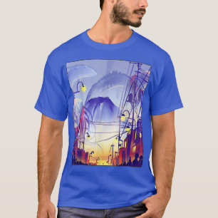 T-shirt Ville asiatique Japon Art Harajuku esthétique japo