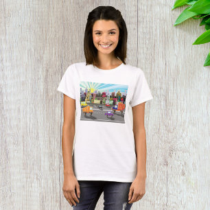 T-shirt Ville Autoroute Ville Ville