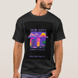 T-shirt Ville centrale 8 bits