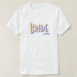 T-shirt Ville Chic Pale Orange Mariée