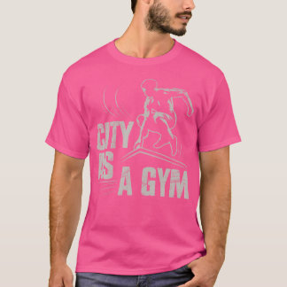 T-shirt Ville comme un parc de parkour