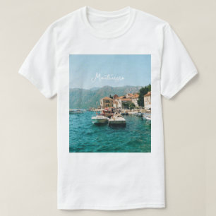 T-shirt Ville côtière de Perast, Monténégro