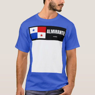 T-shirt Ville d'Almirante avec le drapeau panaméen
