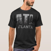 T-shirt Ville D'Atlanta Georgia Skyline Cityscape Downtown (Devant)
