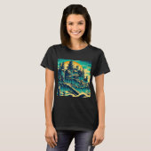 T-shirt Ville d'Atlantis 1 - Style boisé (Devant entier)