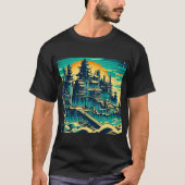 T-shirt Ville d'Atlantis 1 - Style boisé (Devant)