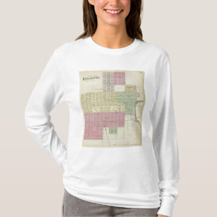 T-shirt Ville de Burlington, le comté de Coffee, le Kansa