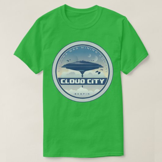 T-shirt Ville de Cloud (Design devant)