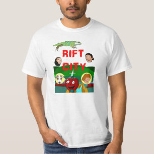 T-shirt Ville de crevasse