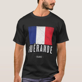 T-shirt Ville De Guã©Rande France Fr Drapeau Drapeau Franã