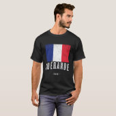T-shirt Ville De Guã©Rande France Fr Drapeau Drapeau Franã (Devant entier)