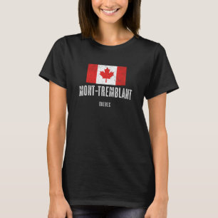 T-shirt Ville de Mont-Tremblant - CANADA Drapeau canadien