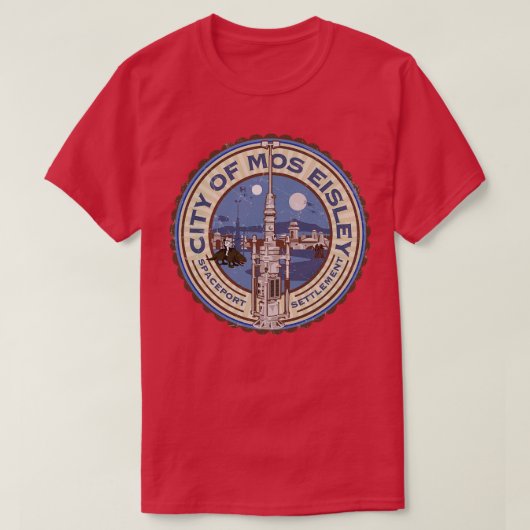 T-shirt Ville de Mos Eisley (Design devant)