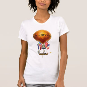 T-shirt Ville de New York Hot Air Balloon