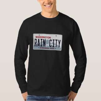 T-shirt Ville de pluie Seattle État de Washington Ville na