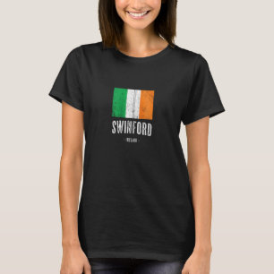 T-shirt Ville De Swinford Irlande Hommes Femmes Enfants Dr