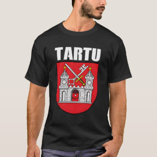 T-shirt Ville De Tartu Estonie Souvenir Graphique Eesti Va