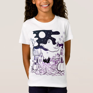 T-Shirt Ville d'Halloween