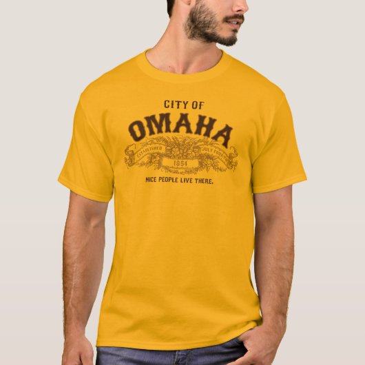 T-shirt Ville d'Omaha (Devant)