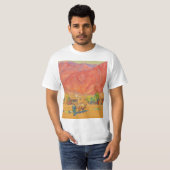 T-shirt Ville et falaises par Maynard Dixon (Devant entier)