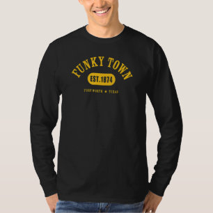 T-shirt VILLE FUNKY Fort Worth TX Design sportif classique