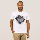 T-shirt ville groupée (Devant entier)
