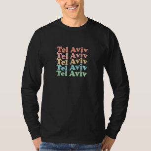 T-shirt Ville hippie israélienne vintage des années 70 - R