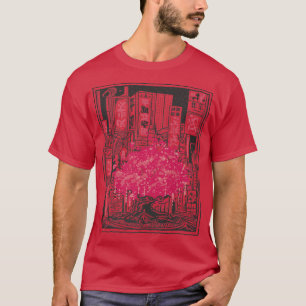 T-shirt Ville japonaise de Sakura Tree