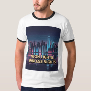 T-shirt Ville qui ne dort jamais New York