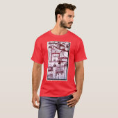 T-shirt ville rouge (Devant entier)