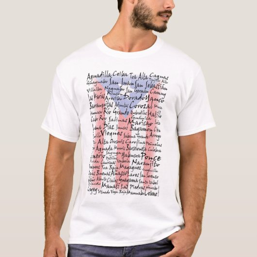 T-shirt Villes de Porto Rico (Devant)