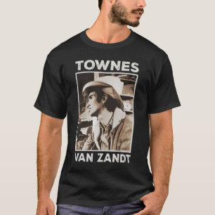 T-shirt Villes hors-la-loi rétro Van Zandt Fan Art