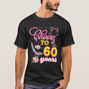 T-shirt Vin 60E Anniversaire À 60 Ans Diamant S