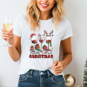 T-shirt Vin amusant et Tee de Noël pour femmes