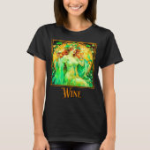 T-shirt Vin Art Nouveau (Devant)