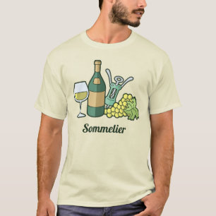T-shirt Vin Blanc
