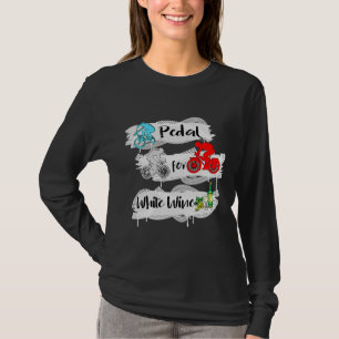 T-shirt Vin blanc de pédale sarcastique