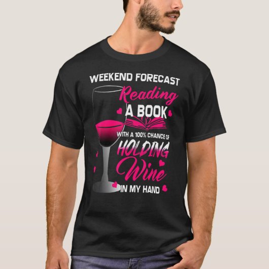T-shirt Vin Boire Lire Amateurs Bookaholics (Devant)