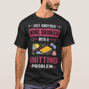 T-shirt Vin Boisson Tricot Knit Knitter