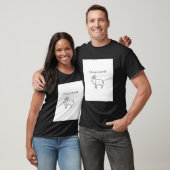 T-shirt Vin bon marché et une chèvre à trois pattes (Unisexe)