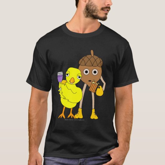 T-shirt Vin Chick Beer Nut (Devant)
