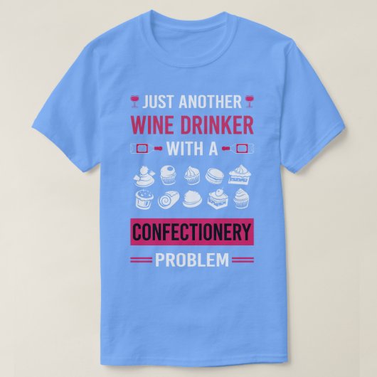 T-shirt Vin Confiseur Confiserie Confiseur (Design devant)
