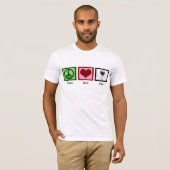 T-shirt Vin d'amour de paix (Devant entier)