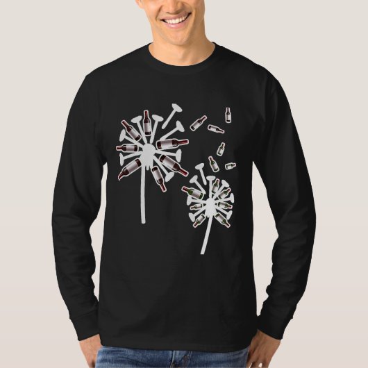 T-shirt Vin Dandelion Dandelion Vin Boisson (Devant)