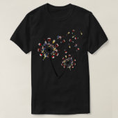 T-shirt Vin Dandelion Verre Amour Vin Boire Vin Cadeau (Design devant)