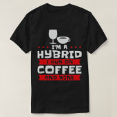 T-shirt Vin de café Hybride Alcool Addict café2 (Design devant)