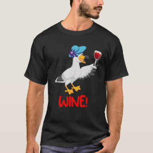 T-shirt Vin de mouette Mouettes de mer Oiseaux de mer