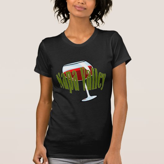 T-shirt Vin de Napa Valley (Devant)