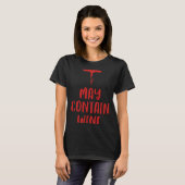 T-shirt Vin Dit Corkvis Rouge Vin Boisson (Devant entier)