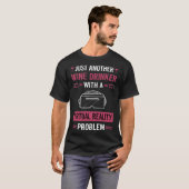T-shirt Vin Drinker Virtual Reality VR (Devant entier)